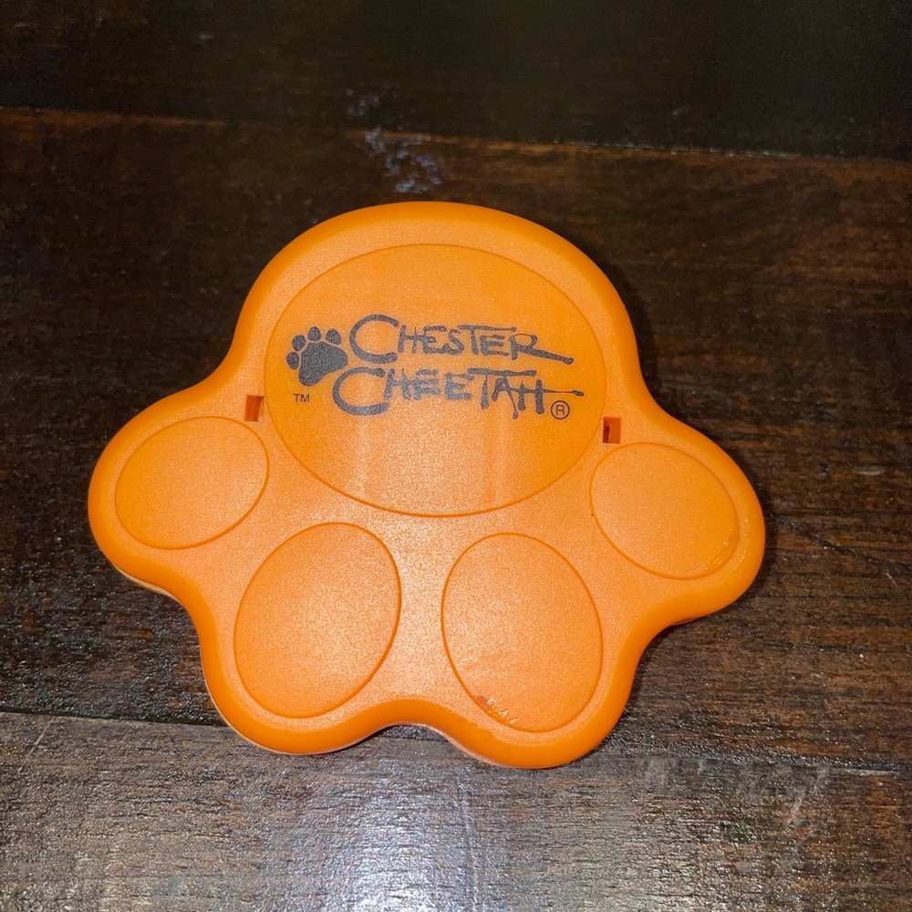 Vintage Collectible‎ Cheetos Chester Cheetah Orange Chip Bag Clip Holder